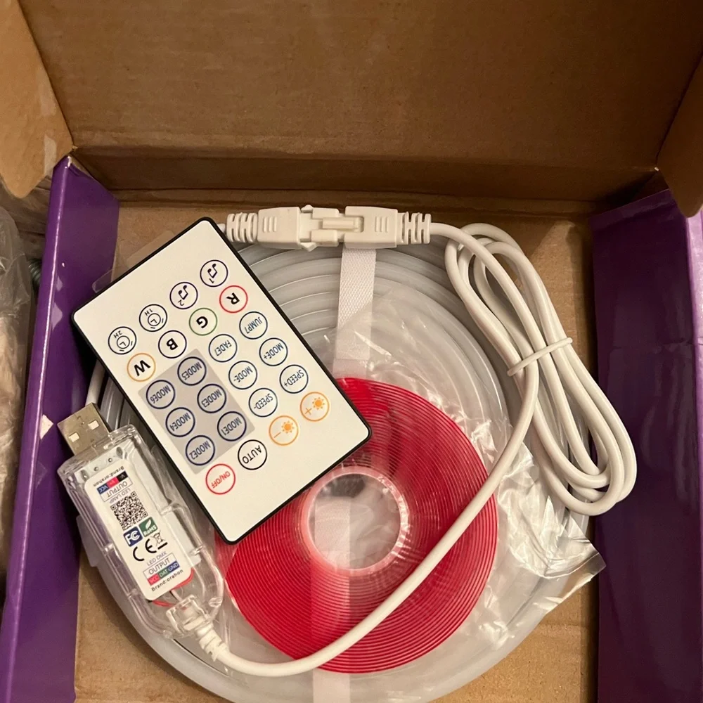 9.8ft - LED Neon Rope Light, Smart RGB+IC